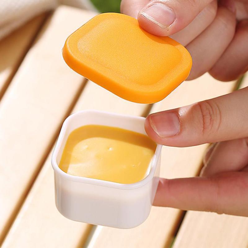 1Pcs Mini Plastic Sauce Bottle Seasoning Box Salad Dressing Containers For Outdoor Barbecue Bento Lunch Box Accessories