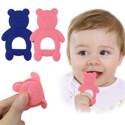 Baby Teether Silicone Bear Molar Stick Baby Bite