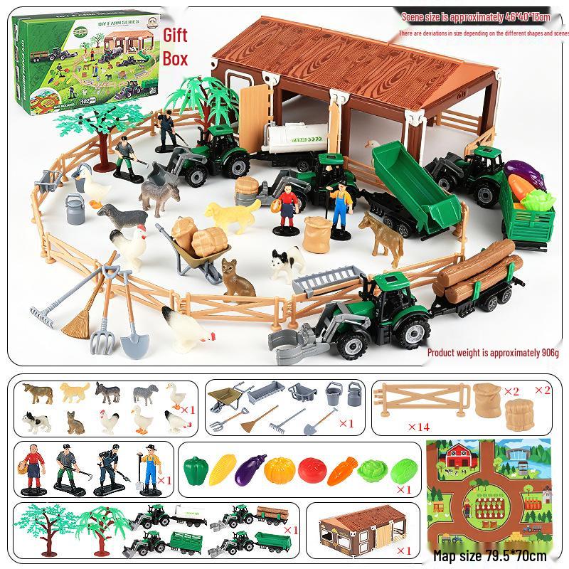 Detachable Micro Landscape Fruit Tree Model for Sand Table & Animal Scene Ornaments