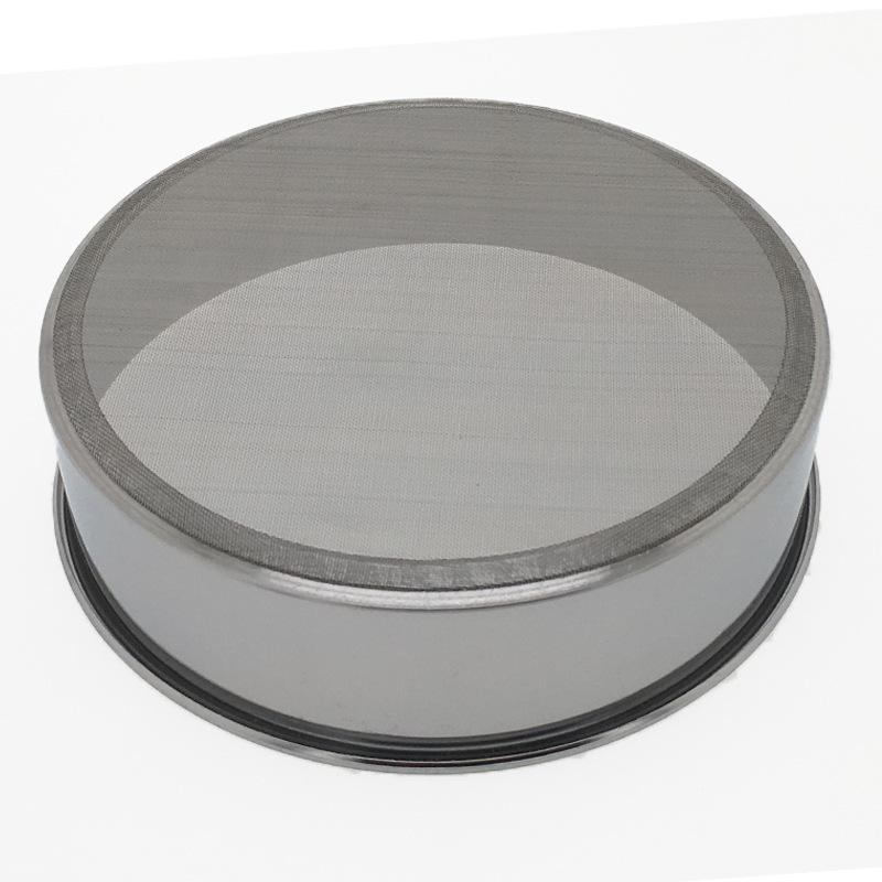 Stainless Steel Sifter Flour Sieve Rice Sieve Flour Sieve Sieve Mesh Cake Accessories Baking Kitchen Gadgets Baking Pastry Tools 18CM