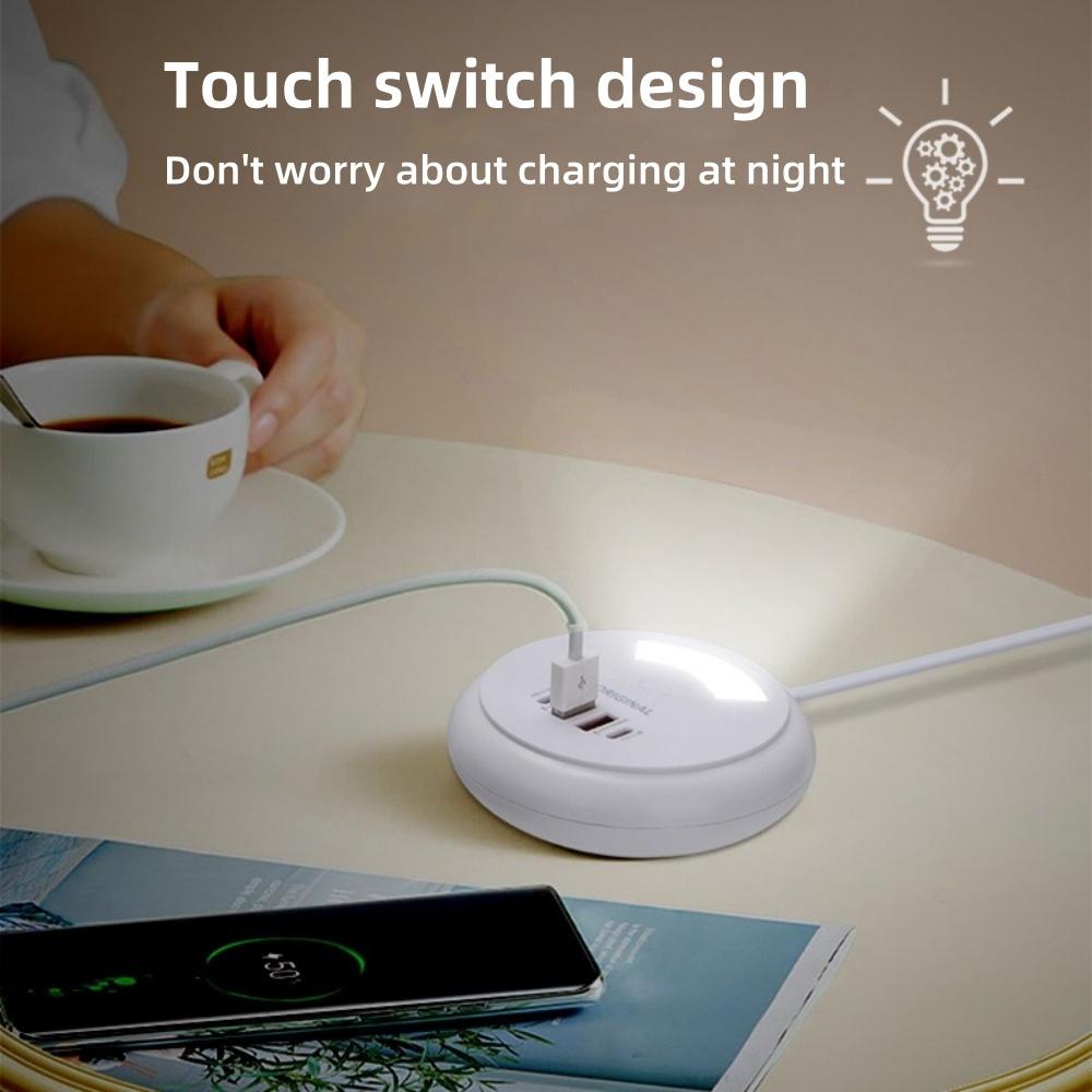 Multiport USB C Charger PD 35W Fast Charging Phone Charger Power Strip for IPhone Samsung Xiaomi EU US Plug Wall Charger Socket