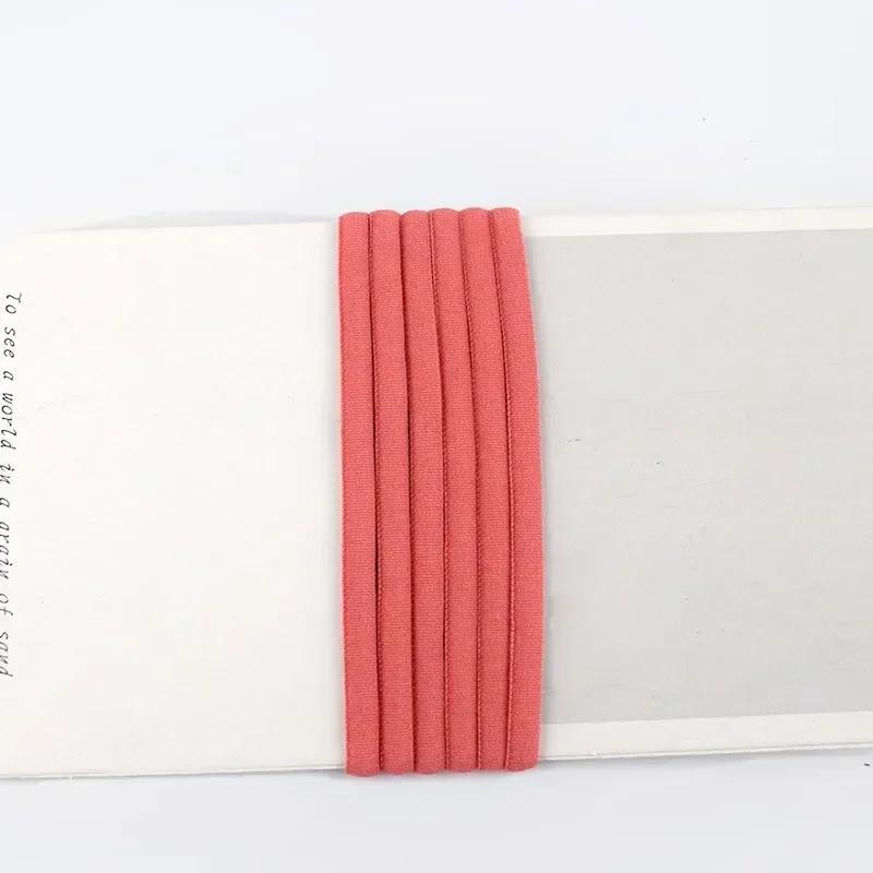 5/10/20Meters Elastic Band 3/5mm Colored Polyamide Rope Decor Rubber Tape Oil Core Hair Ring Stretch Ropes Sewing Accessories