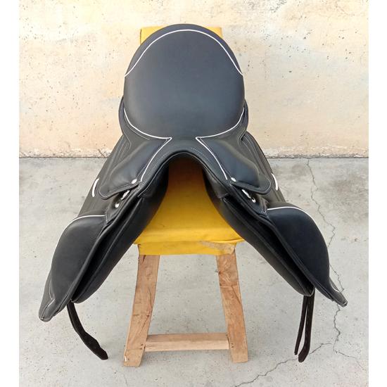 Șa de Dresaj Monoflap din Piele cu Arcade Interșanjabile, Mărime 17", 17.5", 18"