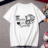 Mode kreative musikalische Note gedruckt T Shirt weibliche Harajuku T-Shirt Ulzzang Kleidung Vintage neue weiße T-Shirt Frauen T-Shirts Tops