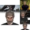 Einzigartige Black Myth Wukong Maske Verspieltes Affenkopfstück für Halloween Cosplay-Events