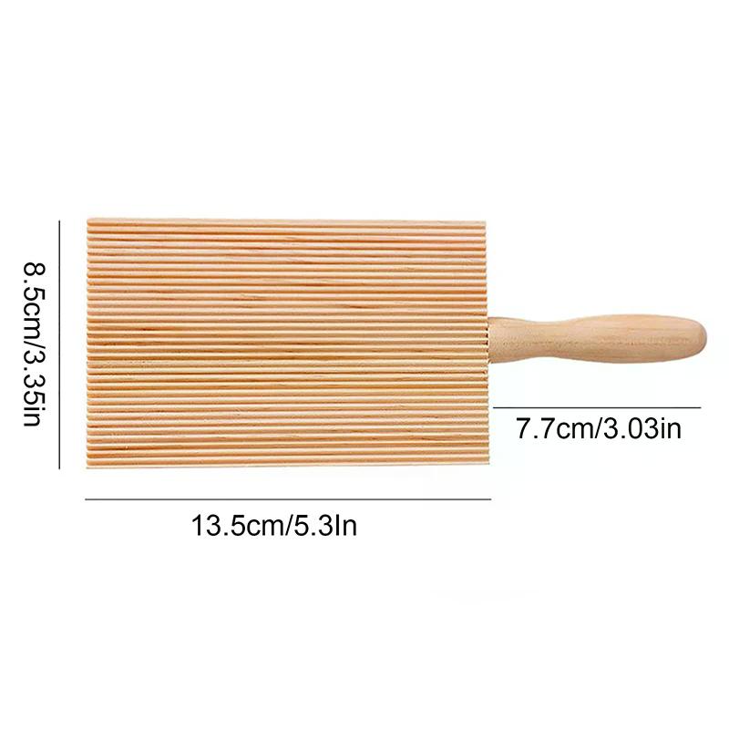 Wooden Butter Table and Popsicles Wooden Garganelli Board Natural Wood Practical Pasta Gnocchi Macaroni Board Making Handmade