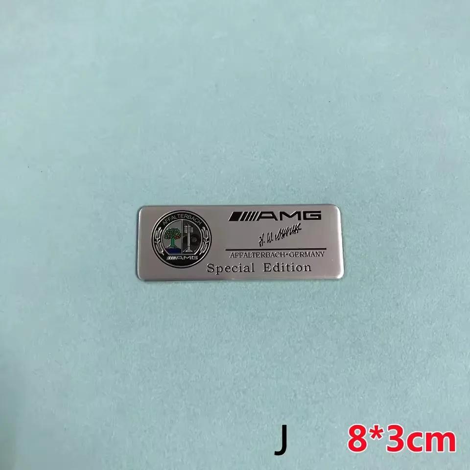 Car Body Tail Trunk Auto Emblem Sticker Accessories AMG For Mercedes Benz Brabus Maybach Smart W204 GLC CLA GLK W205 W203 W206 PP64