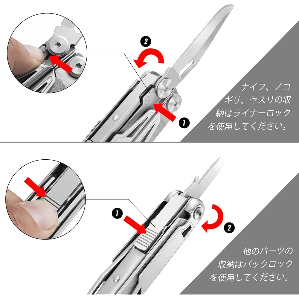 Swiss+Tech 16-in-1 Multi-Tool Pliers with Locking Feature, Cutter, Saw, Screwdriver, and Pouch for Outdoor and DIY Activities