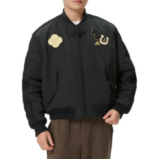 Adidas FW25 MODERN PADDED BOMBER Jacket Mens KQ5093 EU M чёрный