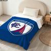 1PC Chesterfield Fcc Patterned Flannel Blanket Suitable For All Seasons For Home Decor Warmth And Comfort Gifts Holiday Present