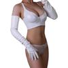 High Gloss Faux Leather Extra Long Gloves Various Shades For Style And Costume Play