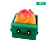 1/3Pcs Dumpster Fire Clickie Fidget Emotional Support Office Desk Decor Ornament 3D Printed Fidgetstoy Stress Relief Sensory Toy