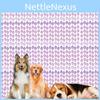 Adorable Pink Cat Paw And Dog Paw Rain Curtain For Festive Pet Birthday Parties