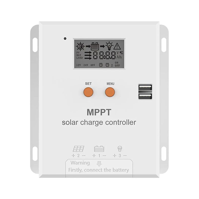 

ABUL-MPPT 20A Solar Controller 12V 24V Battery Regulator With LCD Display For AGM, Gel, Flooded And Lithium