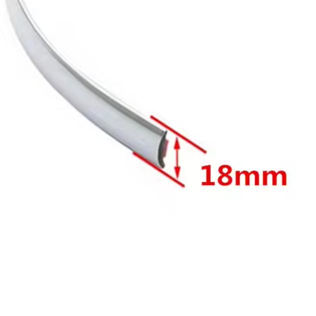 5M Car Chrome Styling Decoration Moulding Trim Strip Tape Auto DIY Body Bumper Protect Sticker 6mm 8mm 10mm 12mm 15mm 20mm 30mm
