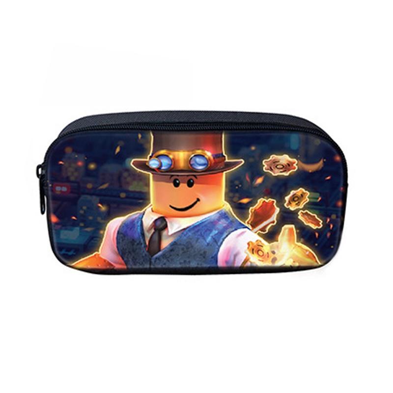 Plecak Roblox o dużej pojemności i z płynnie działającymi podwójnymi zamkami błyskawicznymi do szkoły i podróży