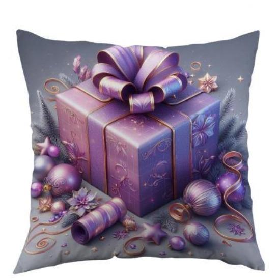 High-end Christmas Throw Pillowcase Core-free Polyester Bedside Cushion Sofa Cushion