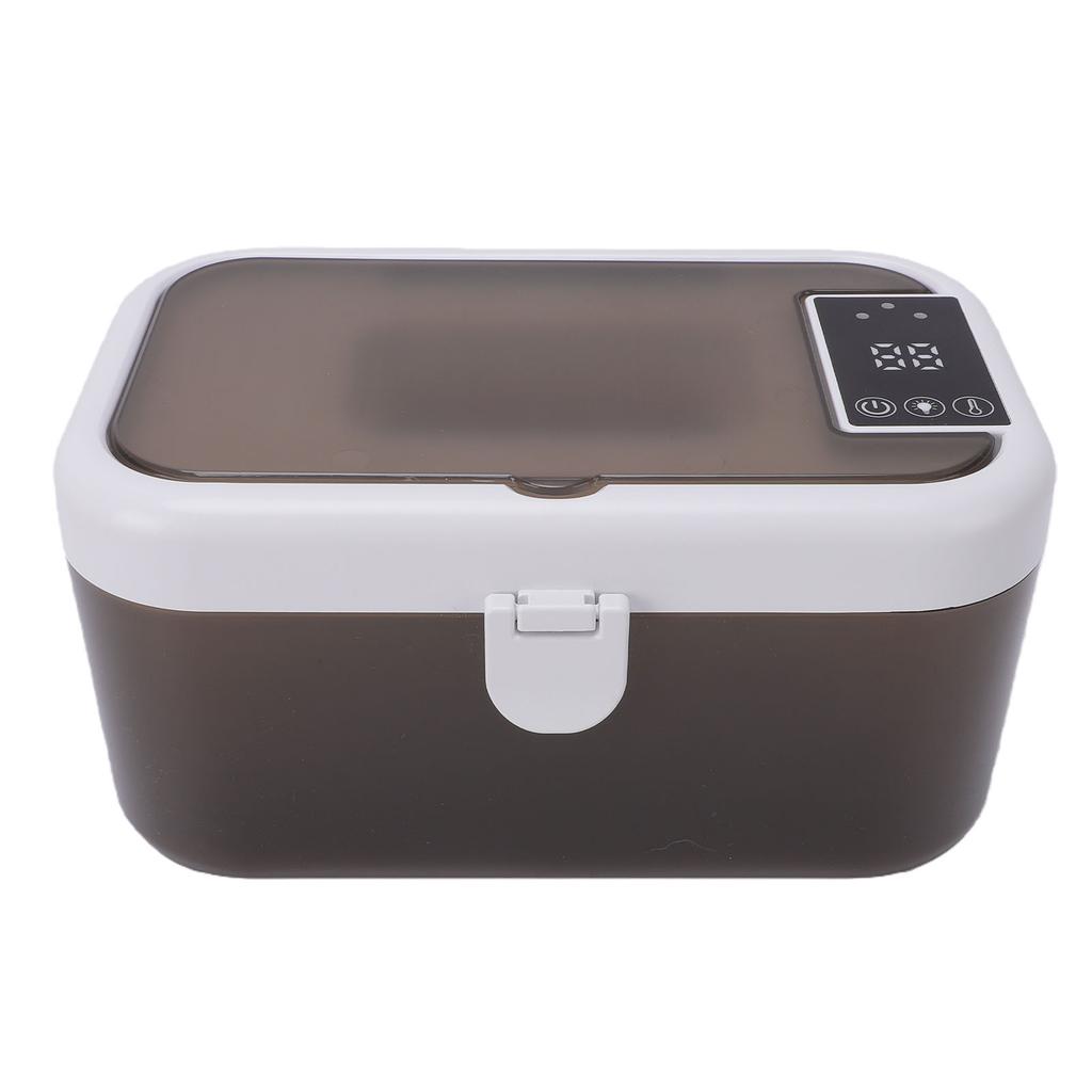 Baby Wipe Warmer Top Heating Wet Wipe Warmer and Dispenser Holds 80 Wipes with Night Light Spring Loaded White