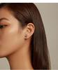 Yin Ziyun Platinum-Plated Chameleon Earrings: Cute Animal S925 Silver for Men & Women - Model BSE587