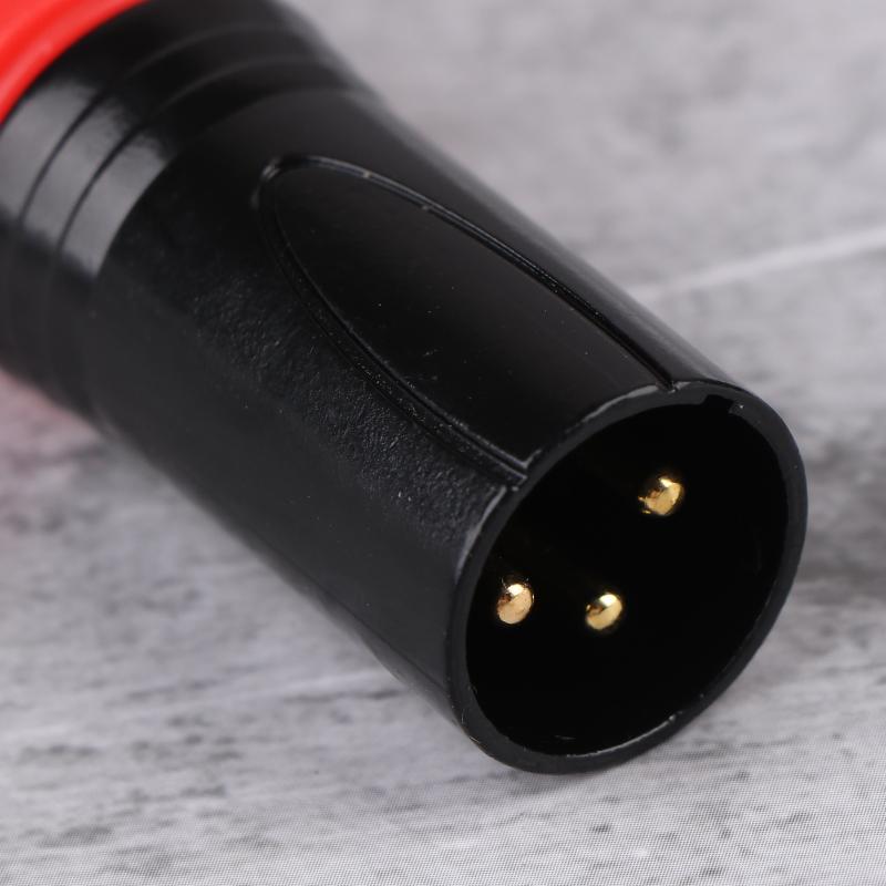 1/2Pcs Pin Xlr Plug Jack Male / Female Microphone Connector Mic Adapter Xlr Cable Terminal Audio Wire Connector