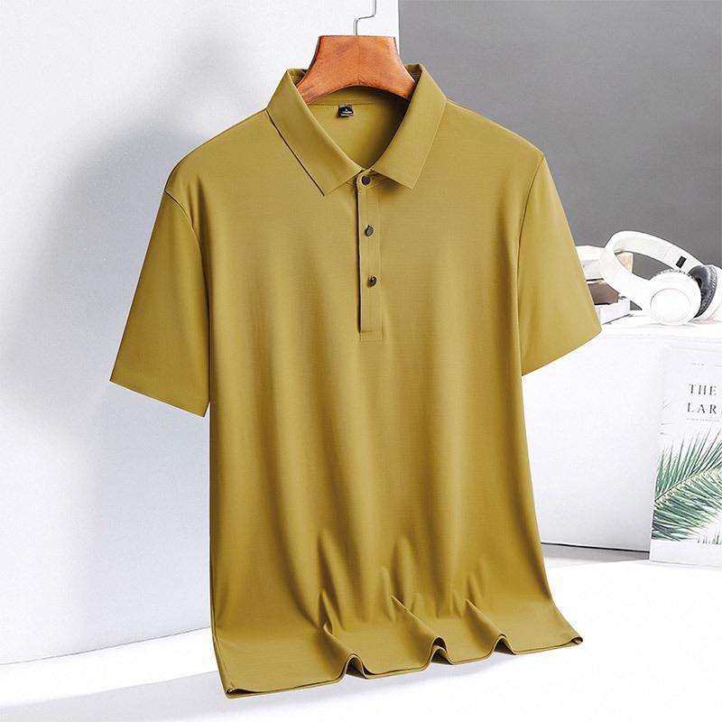 STORN Men's Classic Collar Short Sleeve Polo Shirt Casual Breathable Summer Daily Office Fashion Men's Tee