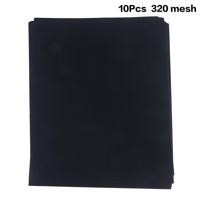 10Pcs Sandpaper 60-2000 Wet And Dry Dual-Use Car Wood Grinding And Polishing Resistant Silicon Carbide Water Sandpaper
