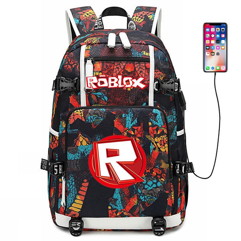 Plecak do gry Roblox Duża pojemność Chłopcy Dziewczynki Torba na wycieczkę szkolną