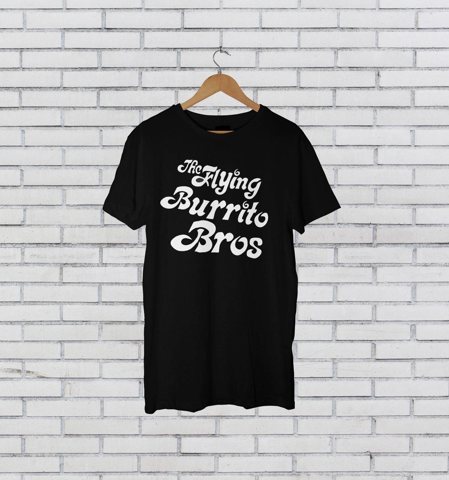 ФУТБОЛКА BURRITO BROS, КАК НОСИЛ ГРЭМ ПАРСОНС XS