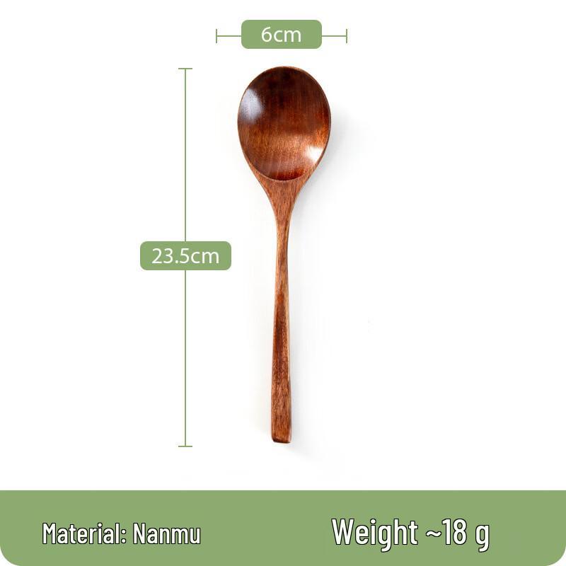 Abay Long Handle Wooden Rice & Soup Spoons