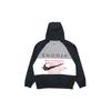 Nike Swoosh Dobbeltkrok Vindtett Sportsvevd Hettejakke Herrejakker Svart DJ9647-011