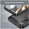 WANLONFENG LS Series For Samsung Galaxy A17 Case with Screen Film,Large Lens Hole Brushed Texture TPU Phone Cover