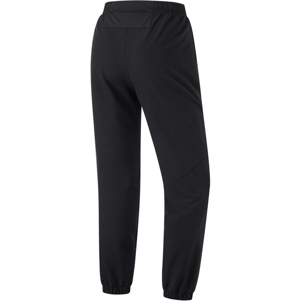Li Ning Running Series Lace-Up Comfortable Warm Breathable Sports Casual Pants Women Bottoms Black AYKU178-1