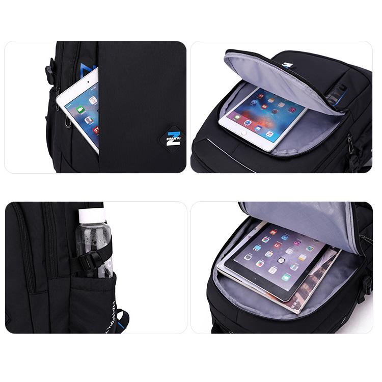 Student Roller Backpack 6-wheel Three-piece Set ZRY9319