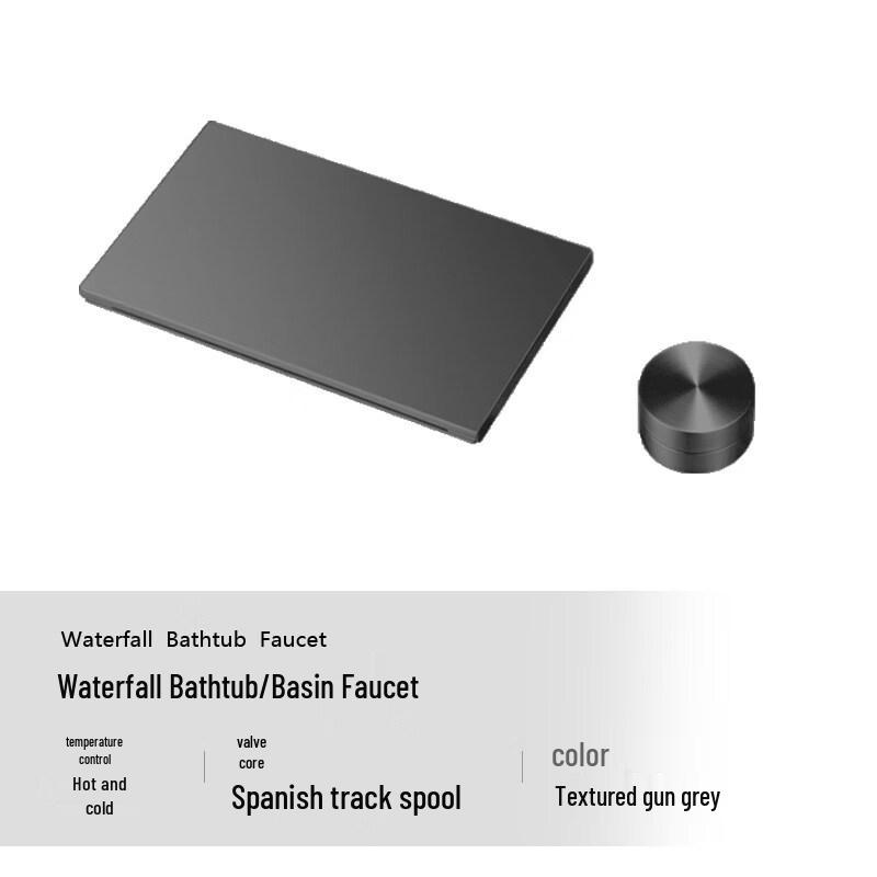 TLXT Waterfall Deck-Mounted Bathtub Faucet