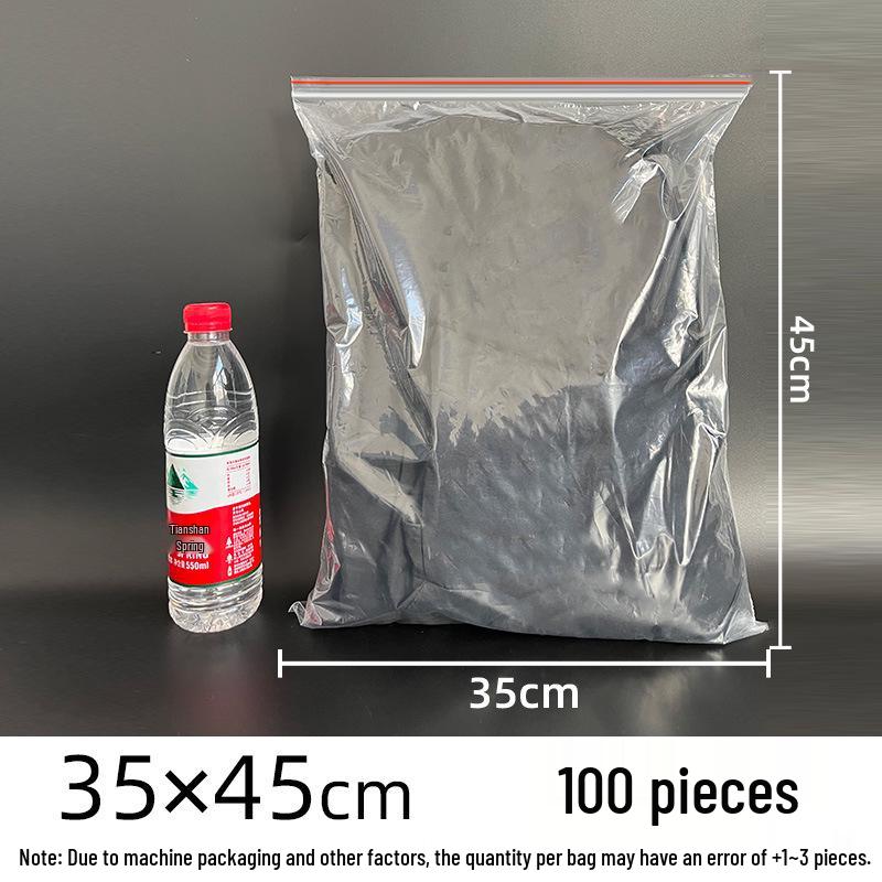 Thickened Heat-Seal Transparent PE Food Bags: Self-Sealing & Customizable