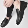New Genuine Leather Men Casual Shoes Luxury Brand Mens Loafers Moccasins Breathable Slip On Black/white Driving Shoes Size 36-46