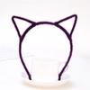 2ks Čelenky s kočičími uši Leopardí potisk Černá kočka Kotě Zvířecí uši Vlasová obruč Halloweenská kostýmová párty Cosplay doplňky
