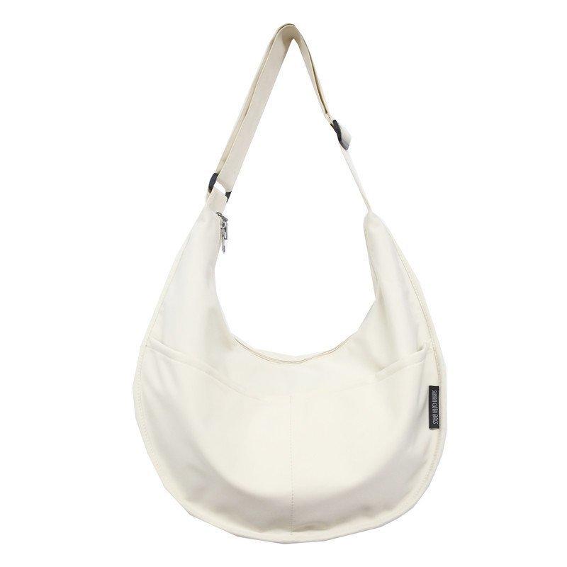 Nylon Large-capacity Dumpling Bag for Women, 2026 New Casual Minimalist Crossbody Bag, Student Commuter Shoulder Bag