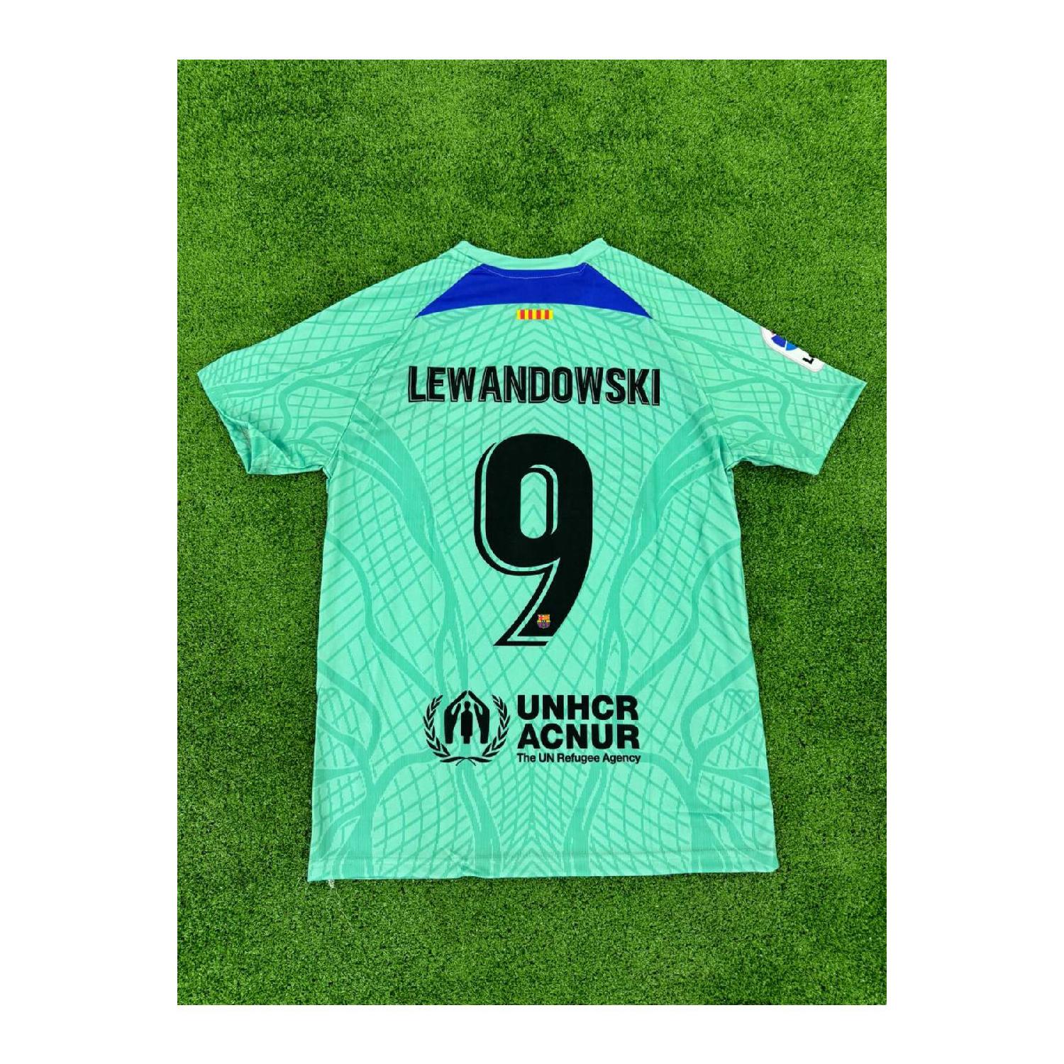 

Футбольная майка Lewandowski Barcelona New Season, синяя 23/24