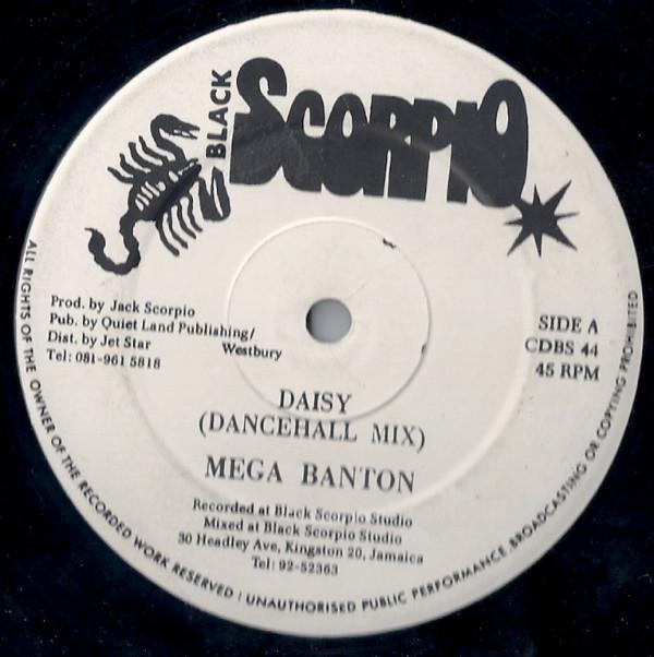 

12inch Record MEGA BANTON - Daisy CDBS44 Black Scorpio 1993 UK Reggae, Ska & Dub Used