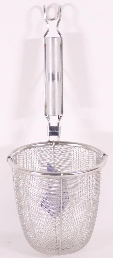 Three Snow Pipe Handle Stainless Commercial Ramen Made In Three Snow Shinkoshi 10117 Drainer, 18-8 Steel, Drainer, Tsubame-Sanjo, Japan, Works,
