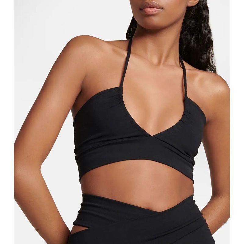 

Yoga Europe and America Cross Border Strap Bare Back Sports Underwear L Black