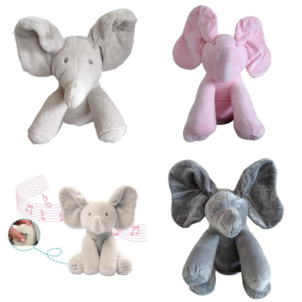 Entzückendes Elefanten-Plüschtier mit beweglichen Ohren Perfektes Babygeschenk