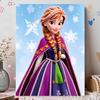Disney Pearl Painting Frozen Anna 5D DIY Pearl Picture Crafts for Adults/Beginners Gift Ideas Home Decor