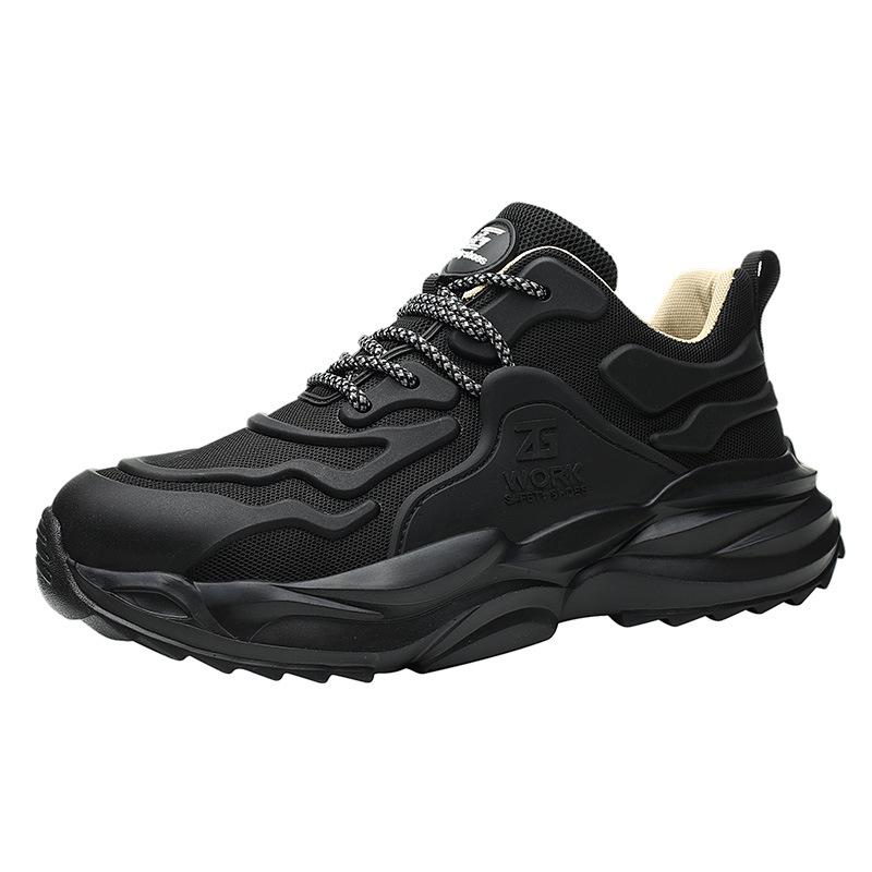 Men's Ultra-light Steel Toe Safety Shoes: Anti-smash, Anti-puncture, Soft Sole Work Shoes