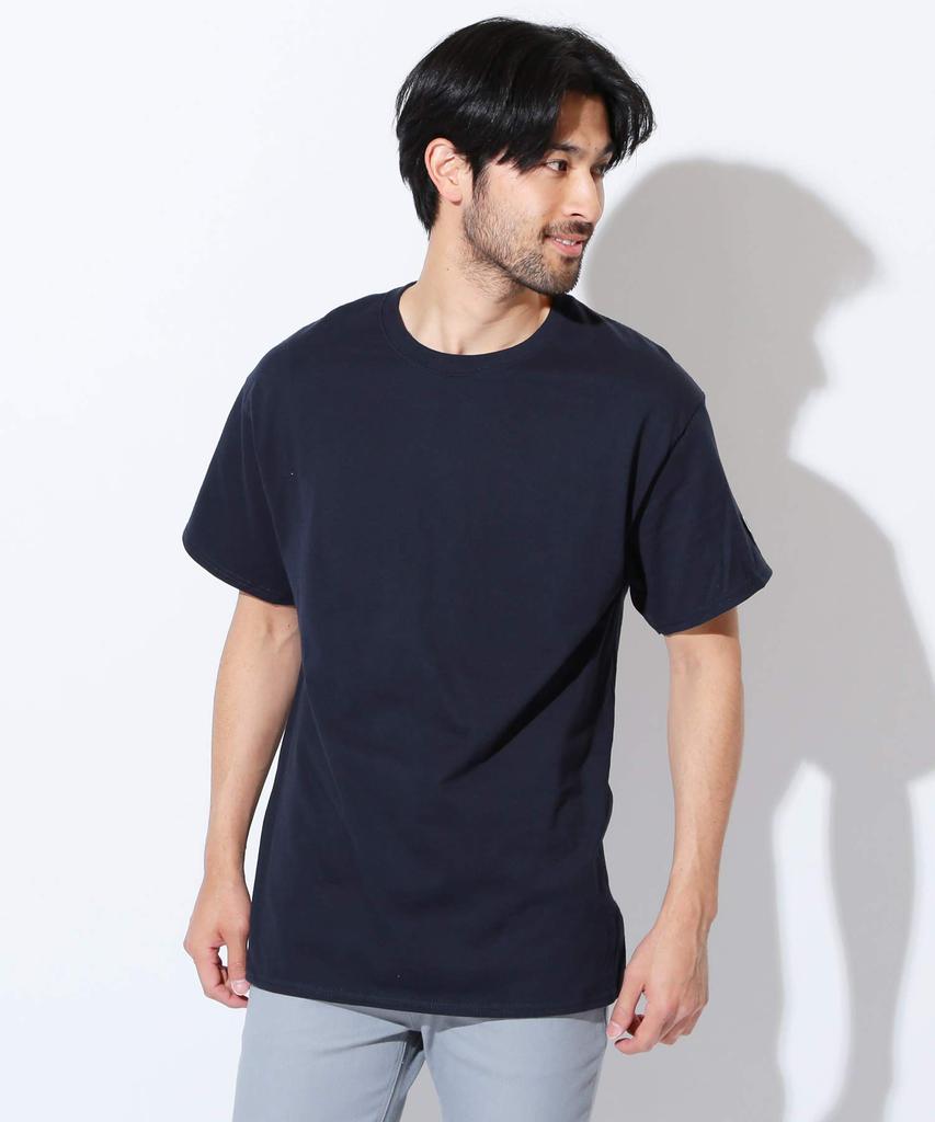 Champion Authentic Basic Short Solid Navy T-Shirt, Men's, Sleeve, Cotton, Color, XXL,