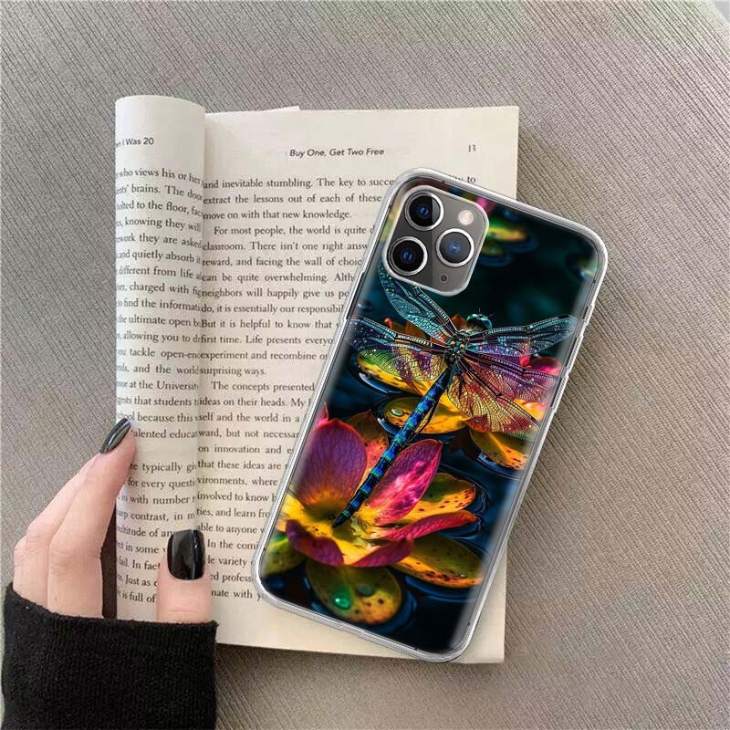 

Beautiful Dragonfly Enthusiasts Phone For Apple Iphone 12 13 Mini 15 Pro Max 11 Pro 14 Plus 16 Pro Max 16E Case Shell Cover Cle iPhone 16 Pro Max