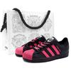 Originals Superstar 2 Skateboard-Schuhe Unisex Niedrig geschnitten Schwarz/Rosenrot JI0079(Team25-004SG)