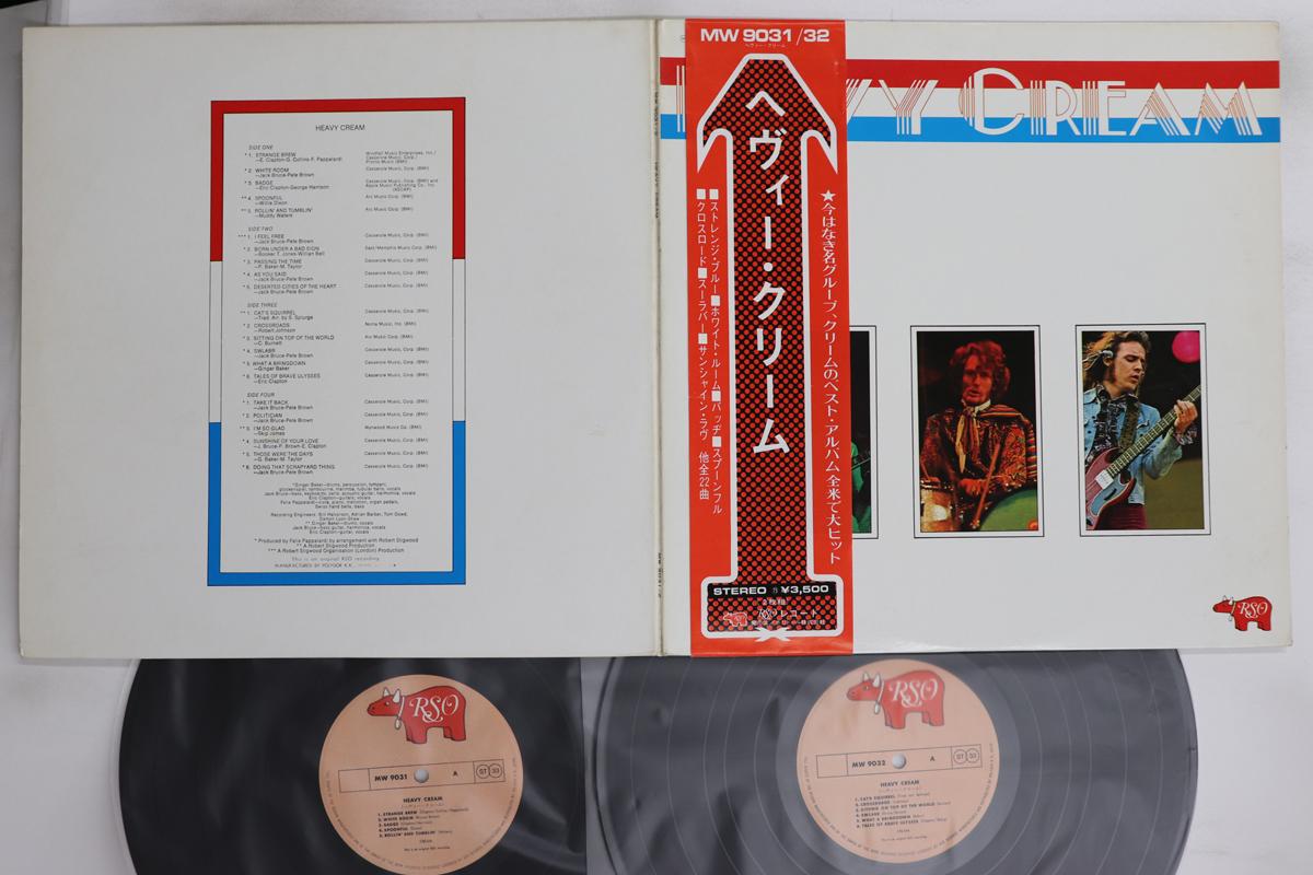 

LP Record CREAM - Heavy Cream MW90312 RSO 1973 Japan Obi Rock Used