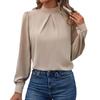 Women's Satin Shirt Spring/summer New Fashionable Long Sleeved Blouses & Shirts